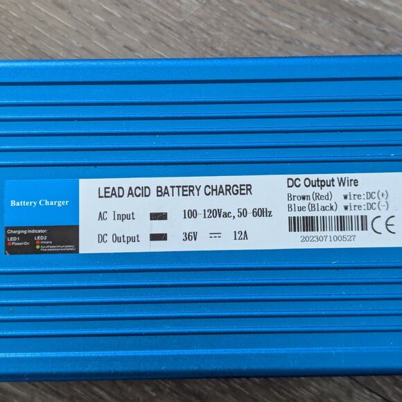 FLNGR Golf Cart Smart Charger 36V, 12AMP, D Plug - Picture 6 of 8